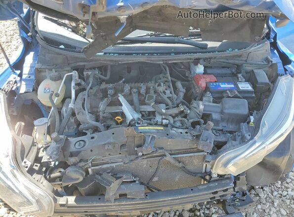 3N1CN8EV3ML825737 2021 NISSAN VERSA Blue Vista interior trasera