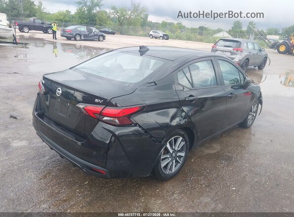 3N1CN8EV3ML850153 2021 NISSAN VERSA Black Trasero derecho