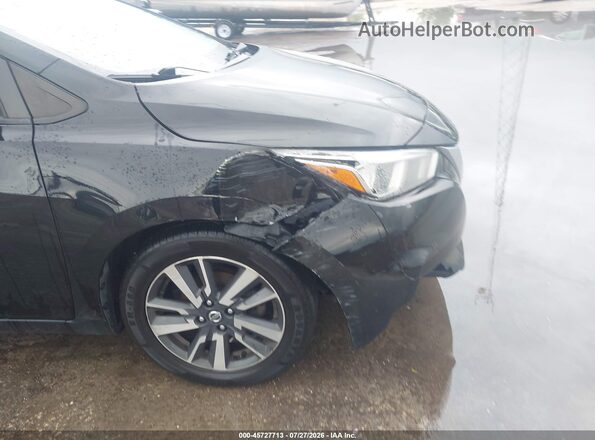 3N1CN8EV3ML850153 2021 NISSAN VERSA Black 