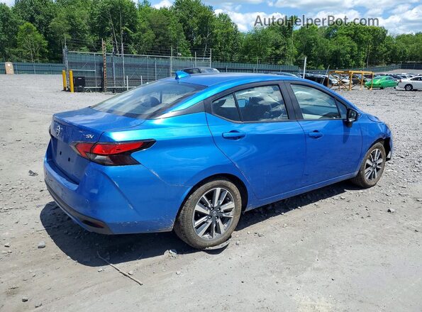 3N1CN8EV3ML851772 2021 NISSAN VERSA Синий Задняя правая четверть