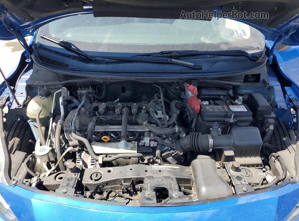3N1CN8EV3ML851772 2021 NISSAN VERSA Синий Вид задней части салона