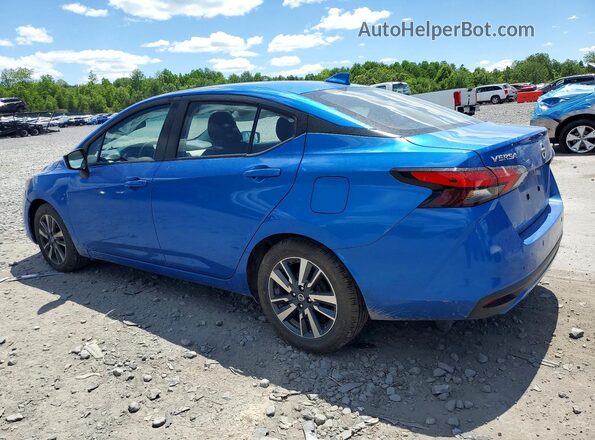 3N1CN8EV3ML851772 2021 NISSAN VERSA Синий Задняя левая четверть