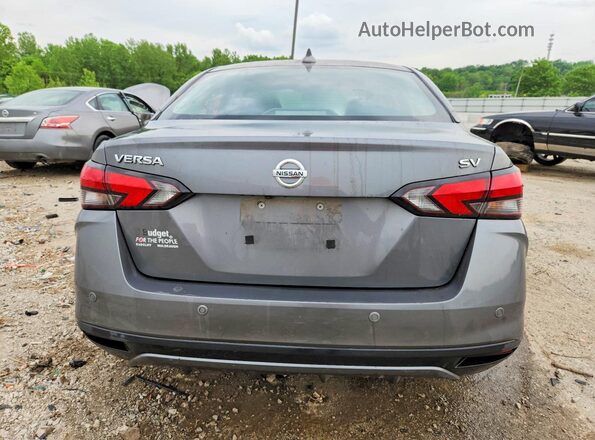 3N1CN8EV3ML854882 2021 NISSAN VERSA Gray Вид ззаду