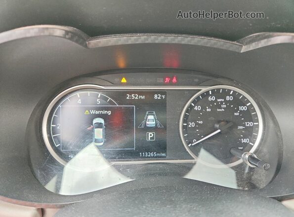 3N1CN8EV3ML854882 2021 NISSAN VERSA Gray Вид щитка приладів