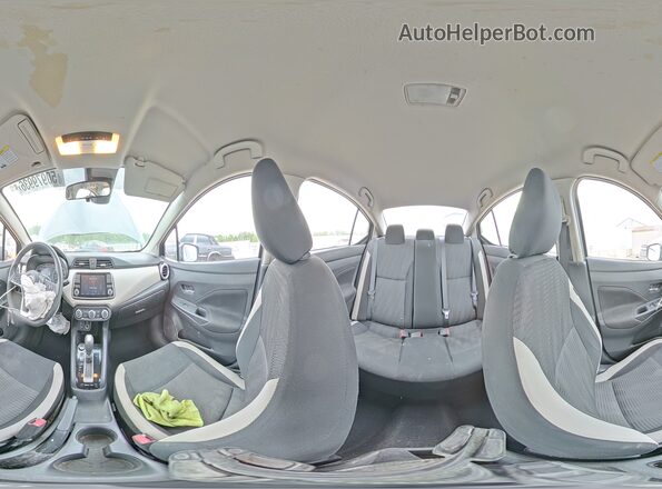 3N1CN8EV3ML854882 2021 NISSAN VERSA Gray Вид наклейки з VIN-кодом