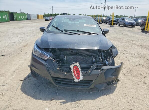 3N1CN8EV3ML884450 2021 NISSAN VERSA Black Դիմացի տեսք