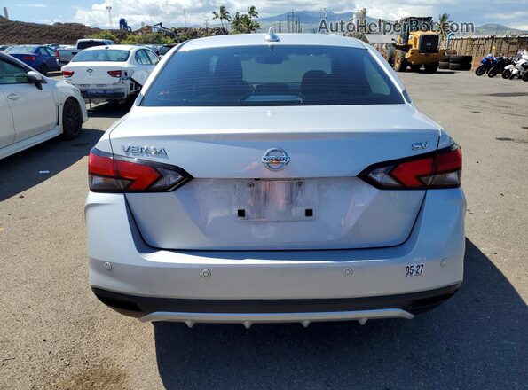 3N1CN8EV3ML923800 2021 NISSAN VERSA Silver Widok z tyłu