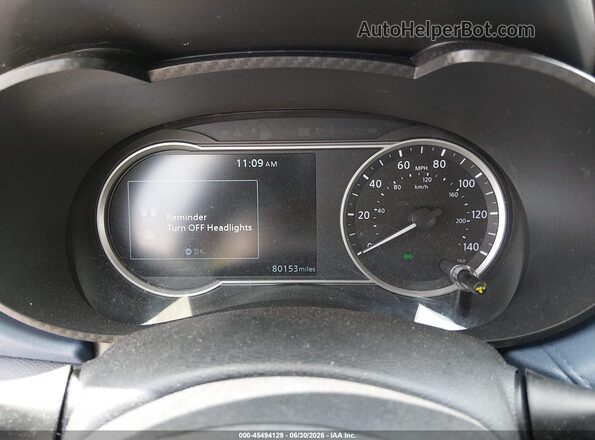 3N1CN8EV3PL862260 2023 NISSAN VERSA Серебряный Вид задних сидений