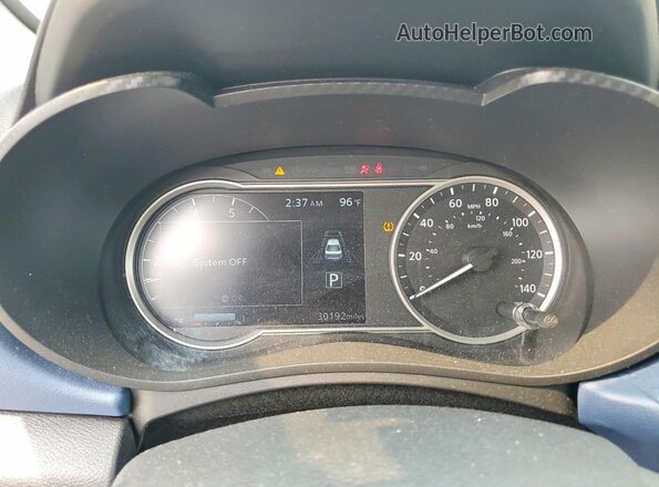 3N1CN8EV3SL844902 2025 NISSAN VERSA Белый Вид щитка приборов