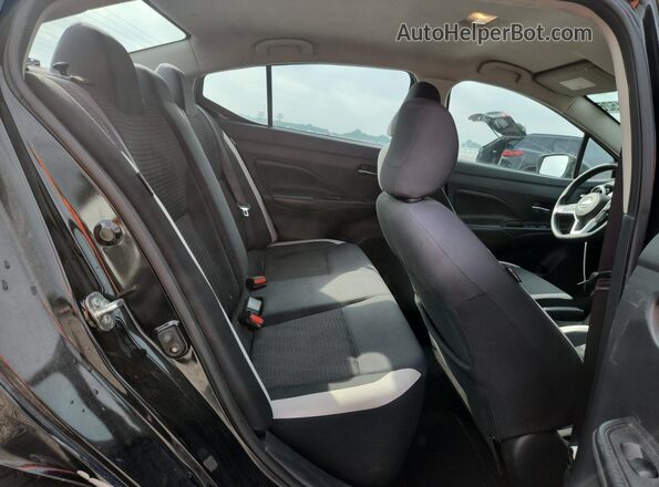 3N1CN8EV4LL875741 2020 NISSAN VERSA Black Widok tylnych siedzeń