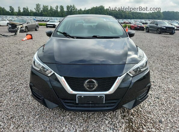 3N1CN8EV4LL875741 2020 NISSAN VERSA Black Widok z przodu