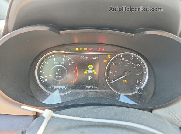 3N1CN8EV4LL888750 2020 NISSAN VERSA Black Սարքավորումների վահանակի տեսք