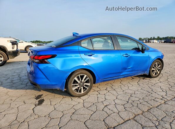 3N1CN8EV4ML808686 2021 NISSAN VERSA Blue Rear right