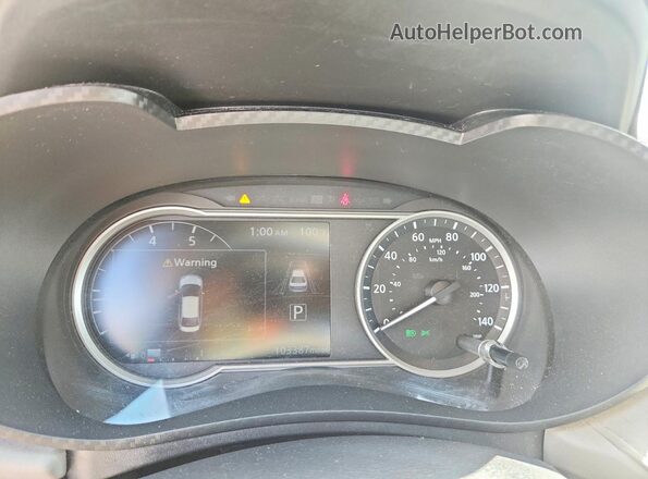 3N1CN8EV4ML823138 2021 NISSAN VERSA Серебряный Вид щитка приборов