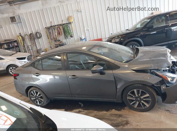 3N1CN8EV4ML861842 2021 NISSAN VERSA Gray Widok wnętrza z tyłu