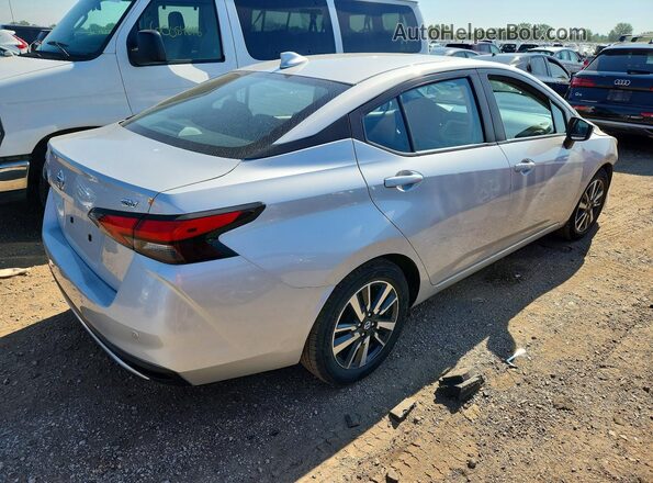 3N1CN8EV4ML879211 2021 NISSAN VERSA Silver Trasero derecho
