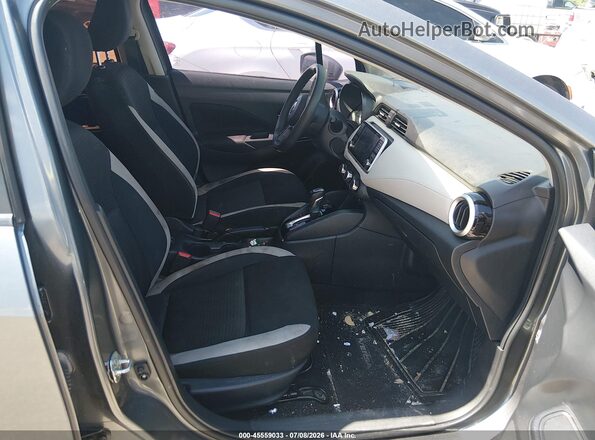 3N1CN8EV5ML861302 2021 NISSAN VERSA Gray Սալոնի դիմացի տեսք