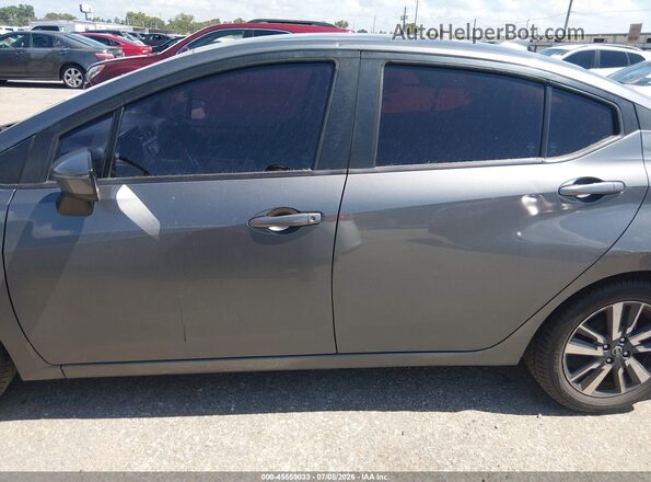 3N1CN8EV5ML861302 2021 NISSAN VERSA Gray Սալոնի 360 աստիճան տեսք