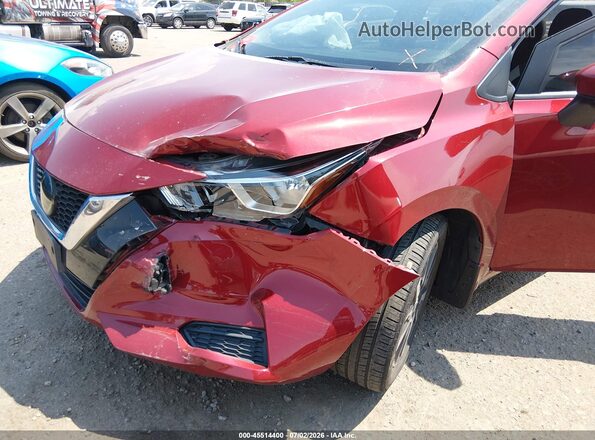 3N1CN8EV5ML904181 2021 NISSAN VERSA Красный Вид спереди