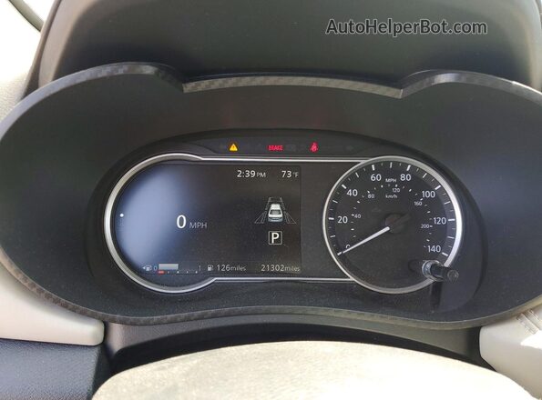 3N1CN8EV6LL806310 2020 NISSAN VERSA Silver Instrument cluster view