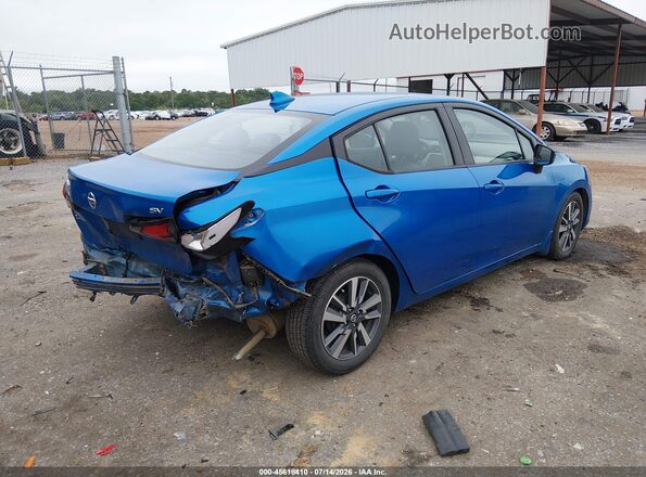 3N1CN8EV6LL844698 2020 NISSAN VERSA Blue Rear right