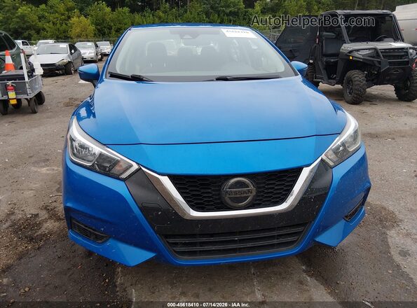 3N1CN8EV6LL844698 2020 NISSAN VERSA Blue Rear interior view
