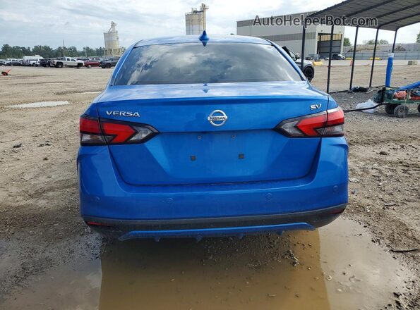 3N1CN8EV6LL872727 2020 NISSAN VERSA Синий Вид сзади