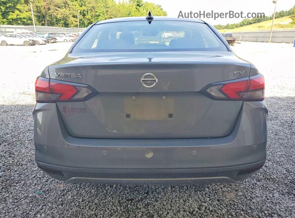 3N1CN8EV6ML818619 2021 NISSAN VERSA Gray Հետևի տեսք