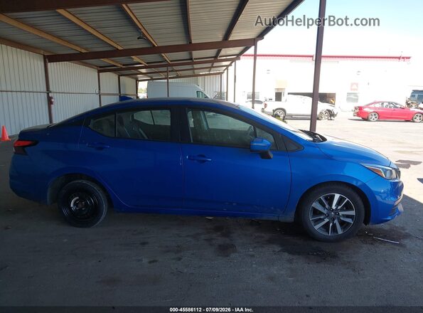 3N1CN8EV6ML840183 2021 NISSAN VERSA Blue Vista interior trasera
