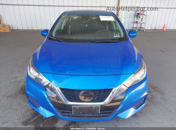 3N1CN8EV6ML840183 2021 NISSAN VERSA Blue Vista del cuadro de instrumentos
