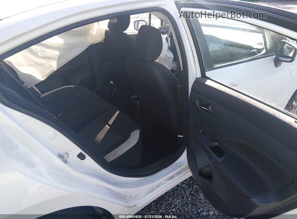 3N1CN8EV6ML867206 2021 NISSAN VERSA White Widok naklejki z numerem VIN