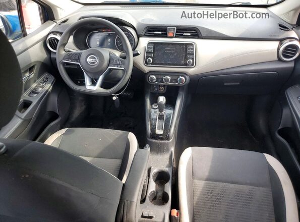 3N1CN8EV7LL879301 2020 NISSAN VERSA Синий Вид панели приборов