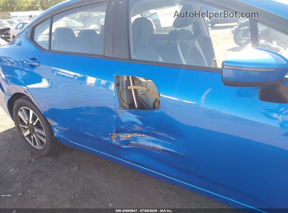 3N1CN8EV7ML862788 2021 NISSAN VERSA Blue Vista frontal
