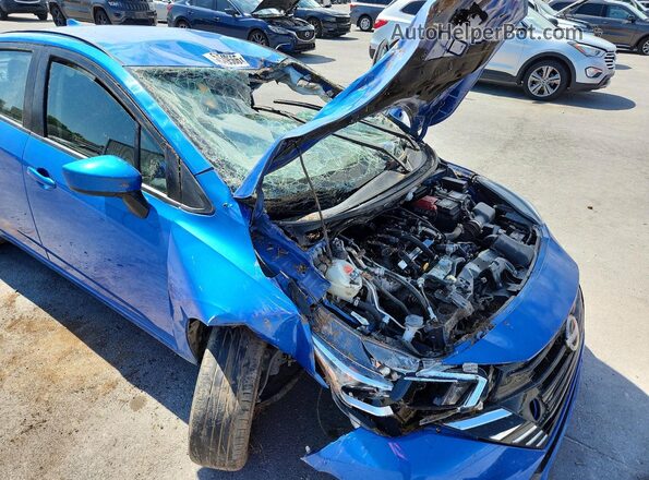 3N1CN8EV7PL861922 2023 NISSAN VERSA Blue ხელსაწყოთა პანელის ხედი