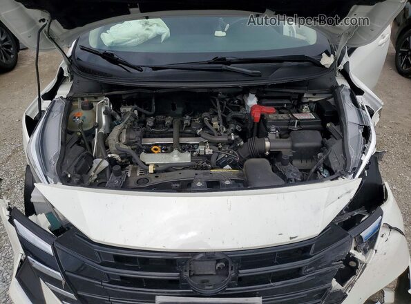 3N1CN8EV7PL867252 2023 NISSAN VERSA White Widok wnętrza z tyłu