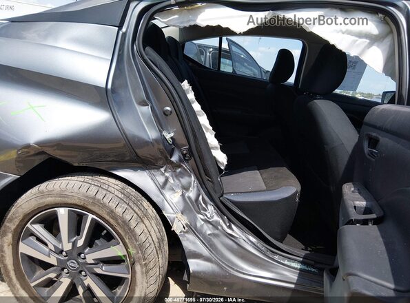 3N1CN8EV7SL837953 2025 NISSAN VERSA Gray Вид наклейки з VIN-кодом