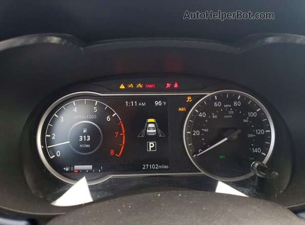 3N1CN8EV7SL844479 2025 NISSAN VERSA Silver Instrument cluster view