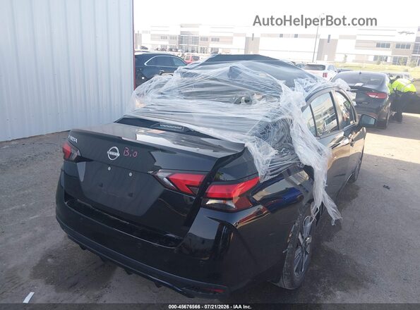3N1CN8EV7SL872458 2025 NISSAN VERSA Черный Задняя правая четверть