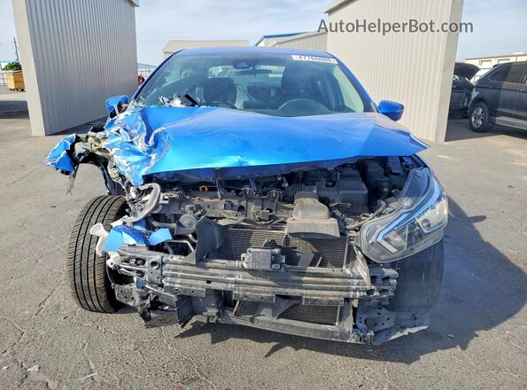 3N1CN8EV8ML813258 2021 NISSAN VERSA Blue Front view