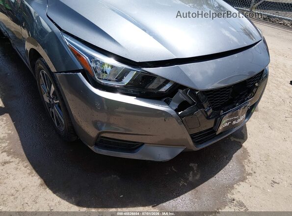 3N1CN8EV8ML826642 2021 NISSAN VERSA Gray Vista frontal