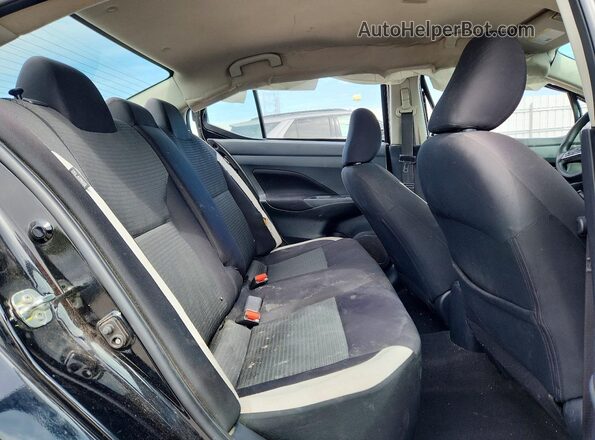 3N1CN8EV8ML889207 2021 NISSAN VERSA Black Widok tylnych siedzeń