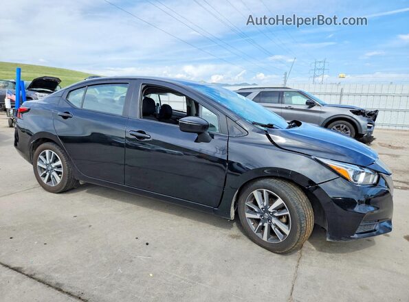 3N1CN8EV8ML889207 2021 NISSAN VERSA Black Przód prawy