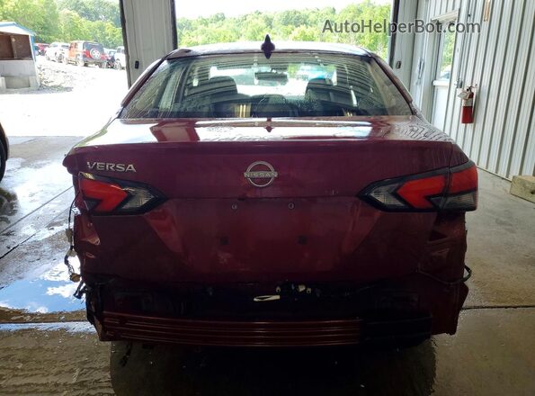 3N1CN8EV8SL822023 2025 NISSAN VERSA Red Вид ззаду