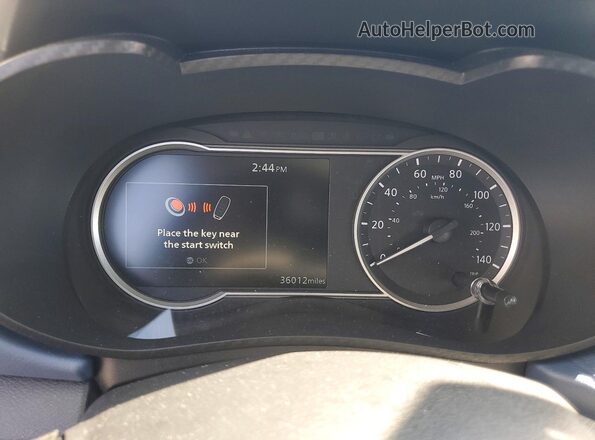 3N1CN8EV8SL840344 2025 NISSAN VERSA Белый Вид щитка приборов
