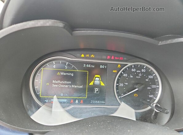 3N1CN8EV8SL849335 2025 NISSAN VERSA Silver Vista del cuadro de instrumentos