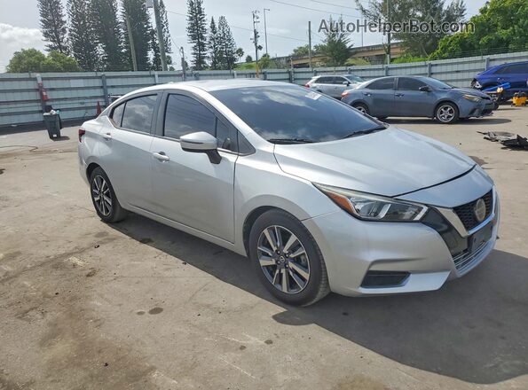 3N1CN8EV9LL808178 2020 NISSAN VERSA Silver Front right