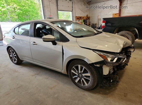 3N1CN8EV9ML812331 2021 NISSAN VERSA Silver Передня права чверть