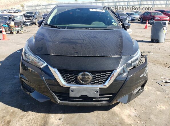 3N1CN8EV9ML869287 2021 NISSAN VERSA Black Вид спереду