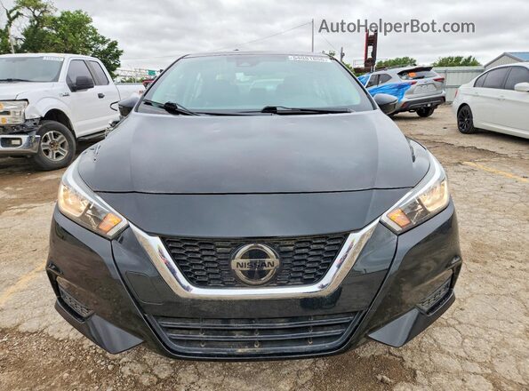3N1CN8EV9ML869290 2021 NISSAN VERSA Черный Вид спереди
