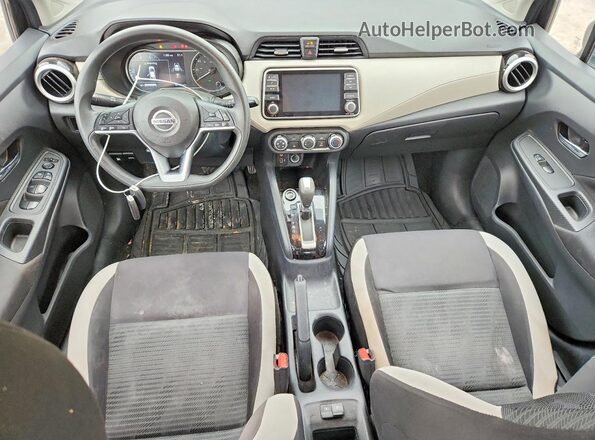 3N1CN8EV9ML869290 2021 NISSAN VERSA Черный Вид панели приборов